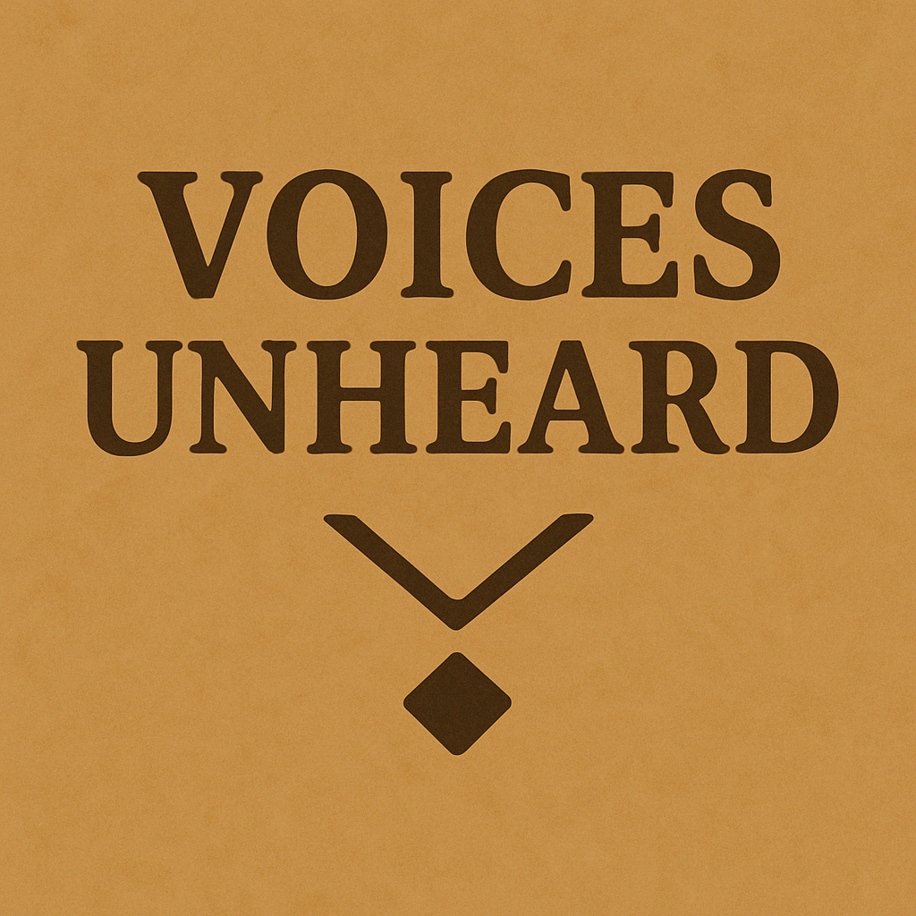 The Voices Unheard banner
